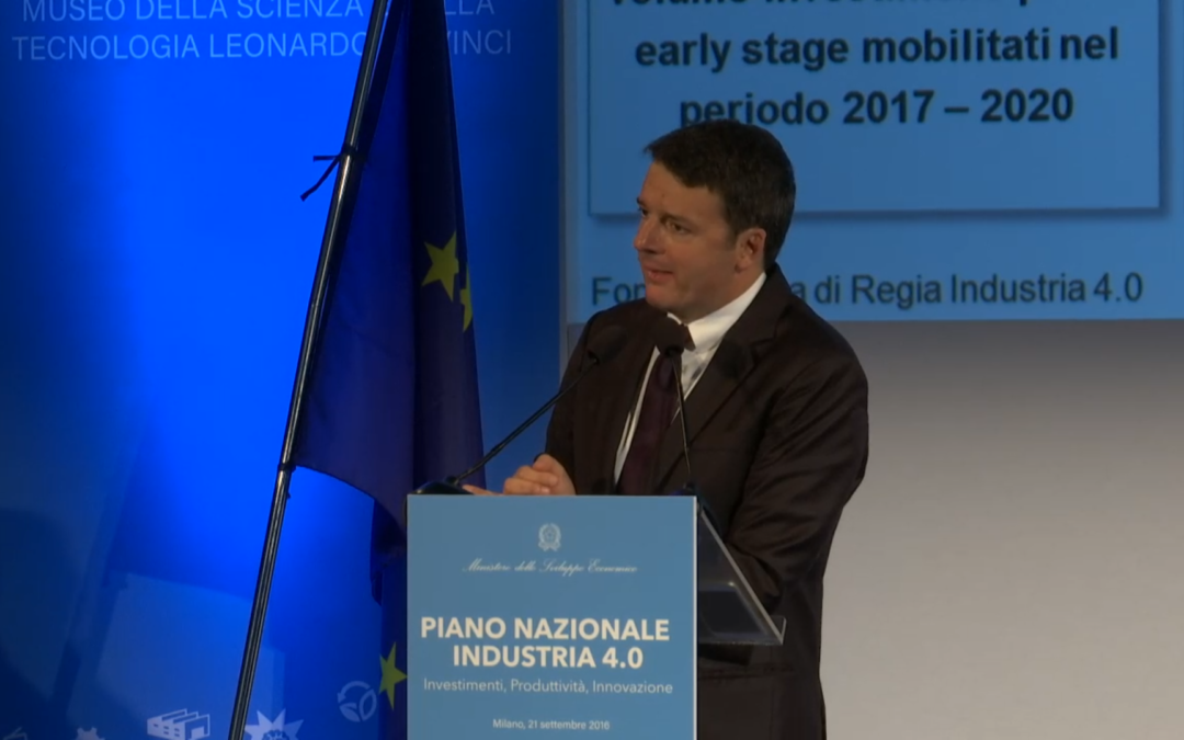 Piano Nazionale Industria 4.0 – Renzi e Calenda
