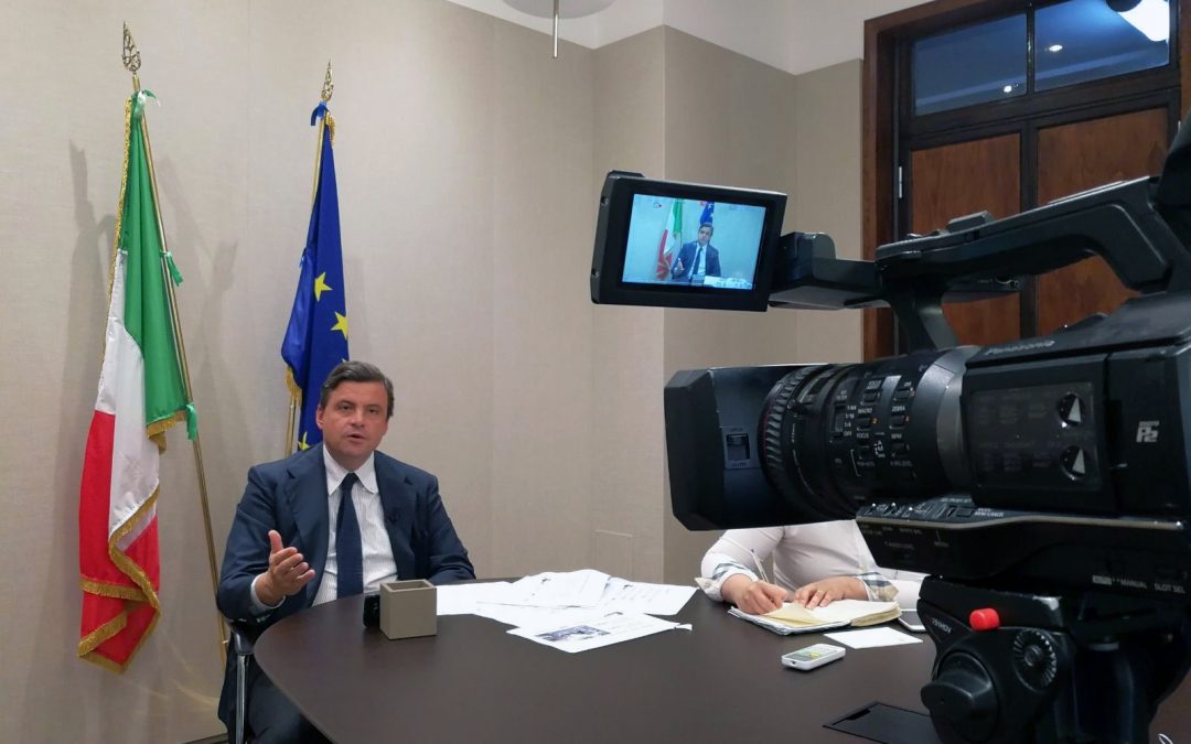 Diretta Web Ministro Carlo Calenda da Roma a Milano