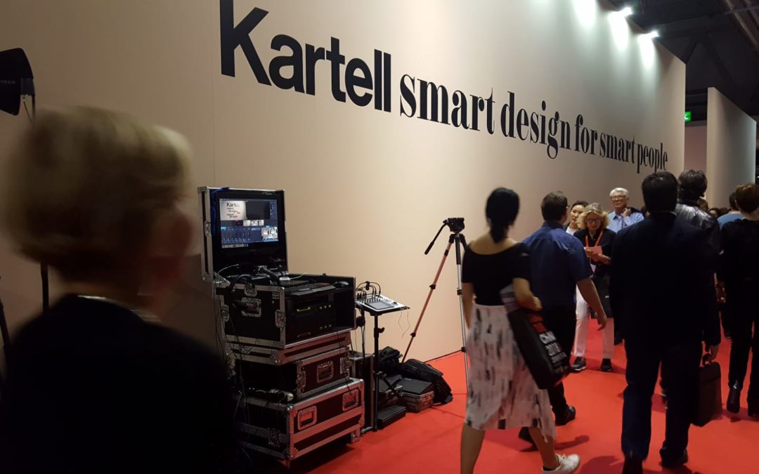 Kartell ContamiNation – Salone del Mobile 2018 – diretta con Instagram e Facebook