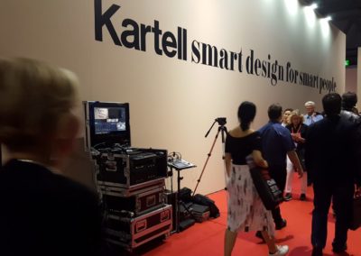 Kartell ContamiNation – Salone del Mobile 2018 – diretta con Instagram e Facebook