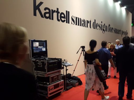 Kartell ContamiNation – Salone del Mobile 2018 – diretta con Instagram e Facebook